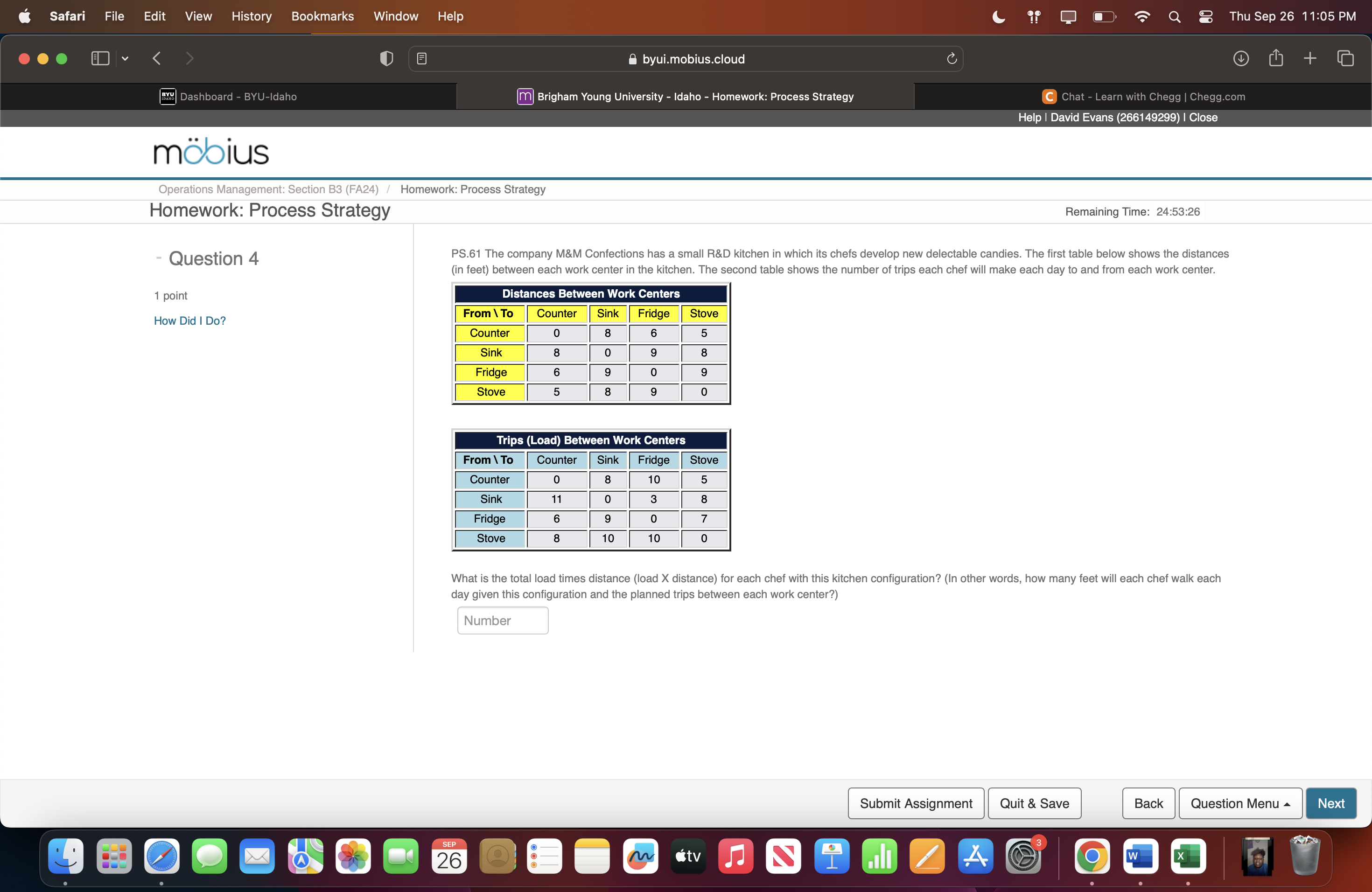  Question 4 1 point How Did I Do? PS.61 The company