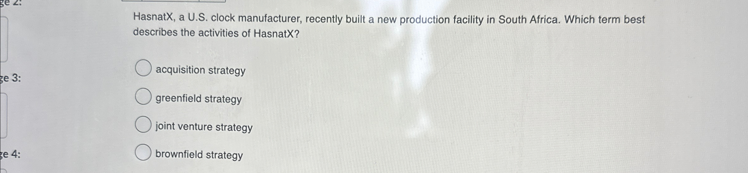  HasnatX, a U.S. clock manufacturer, recently built a new production facility