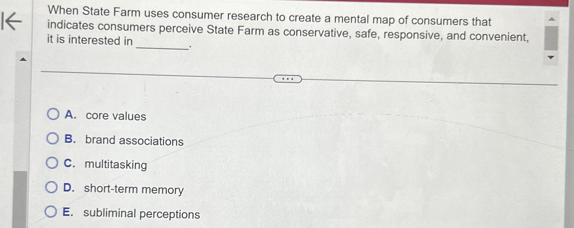  When State Farm uses consumer research to create a mental map