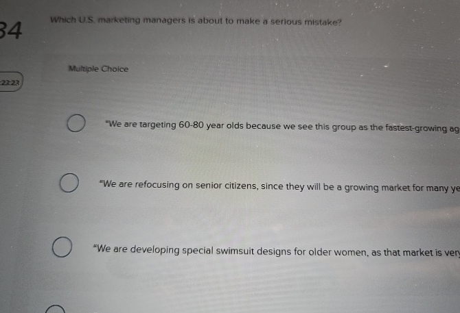  Which U.S. marketing managers is about to make a serious mistake?