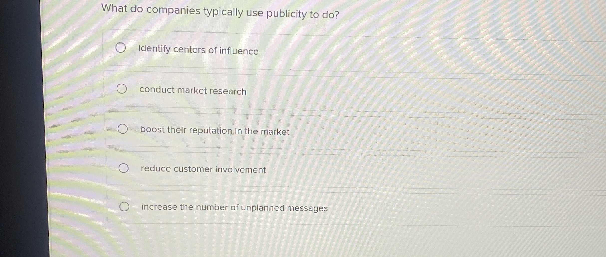  What do companies typically use publicity to do? identify centers of