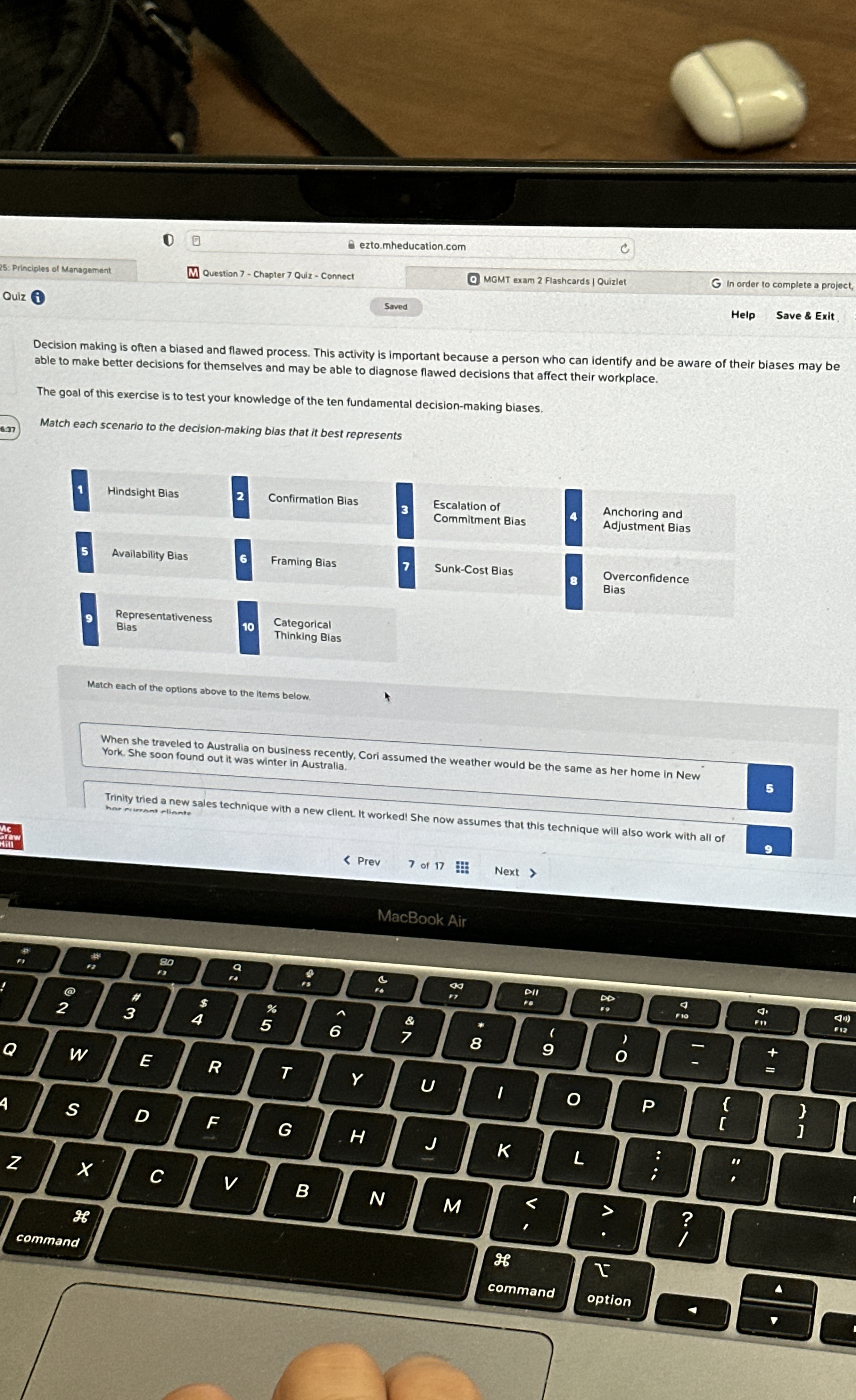  Decision making is often a biased and flawed process. This activity