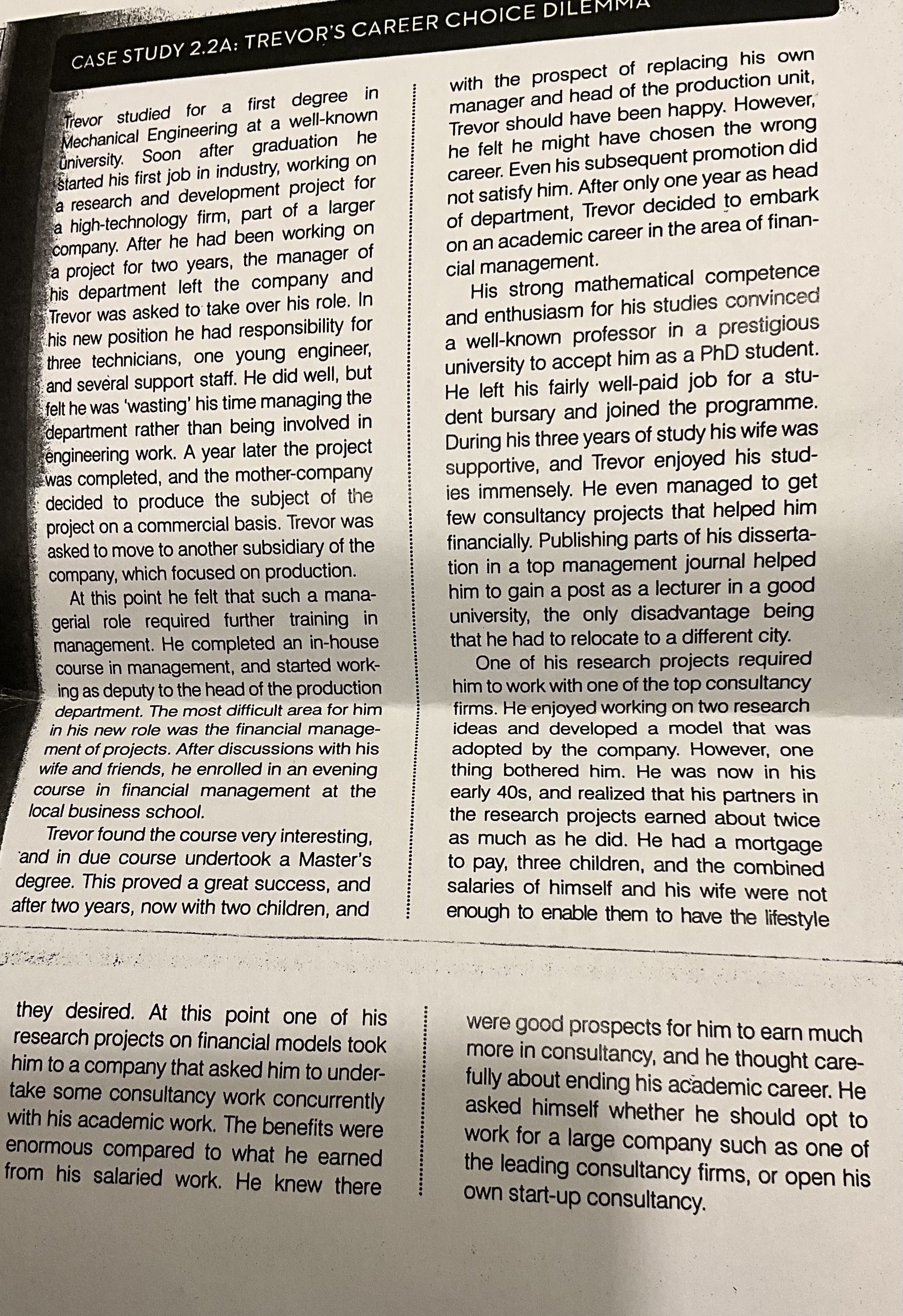  What questions of this case study ? 