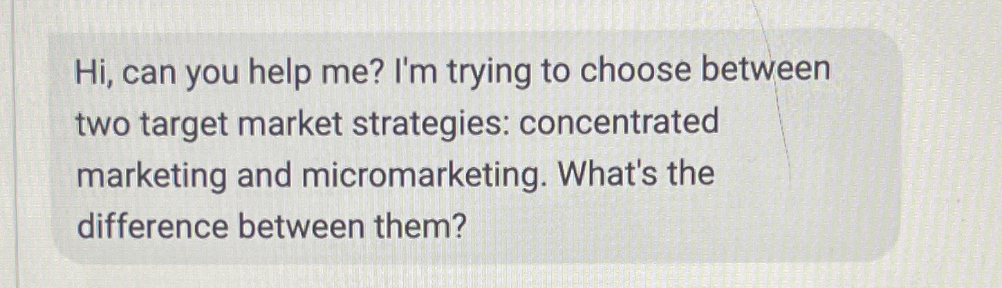  Hi, can you help me? I'm trying to choose between two