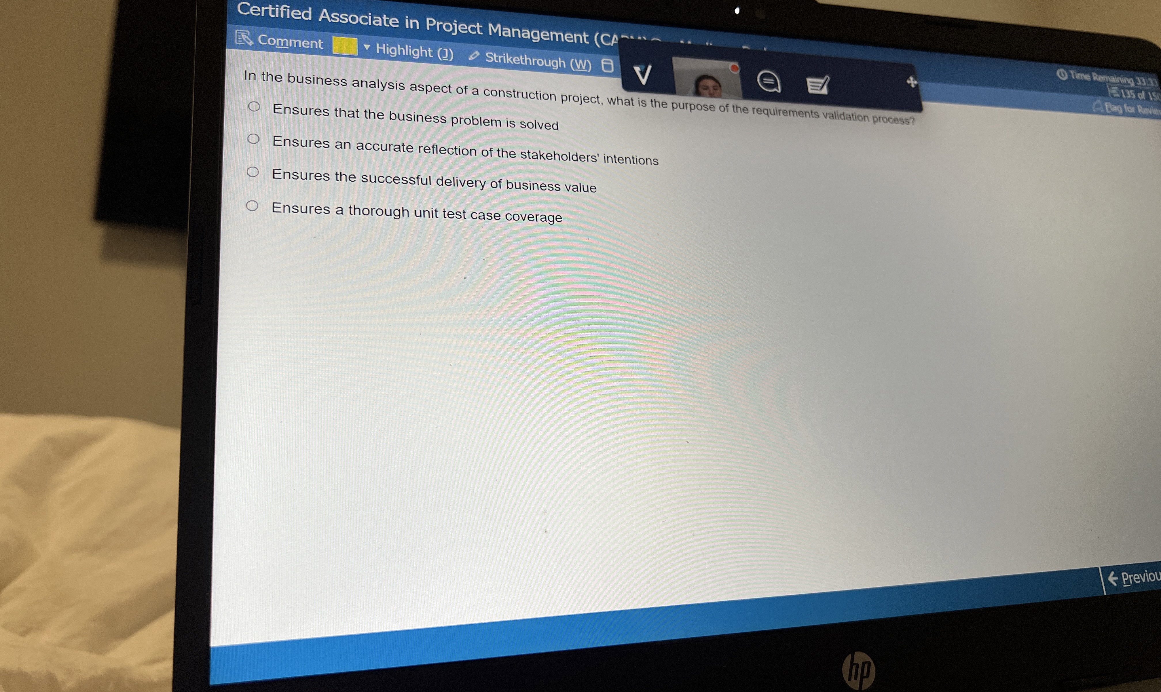  Certified Associate in Project Management Comment Highlight (J) Strikethrough (W) 4
