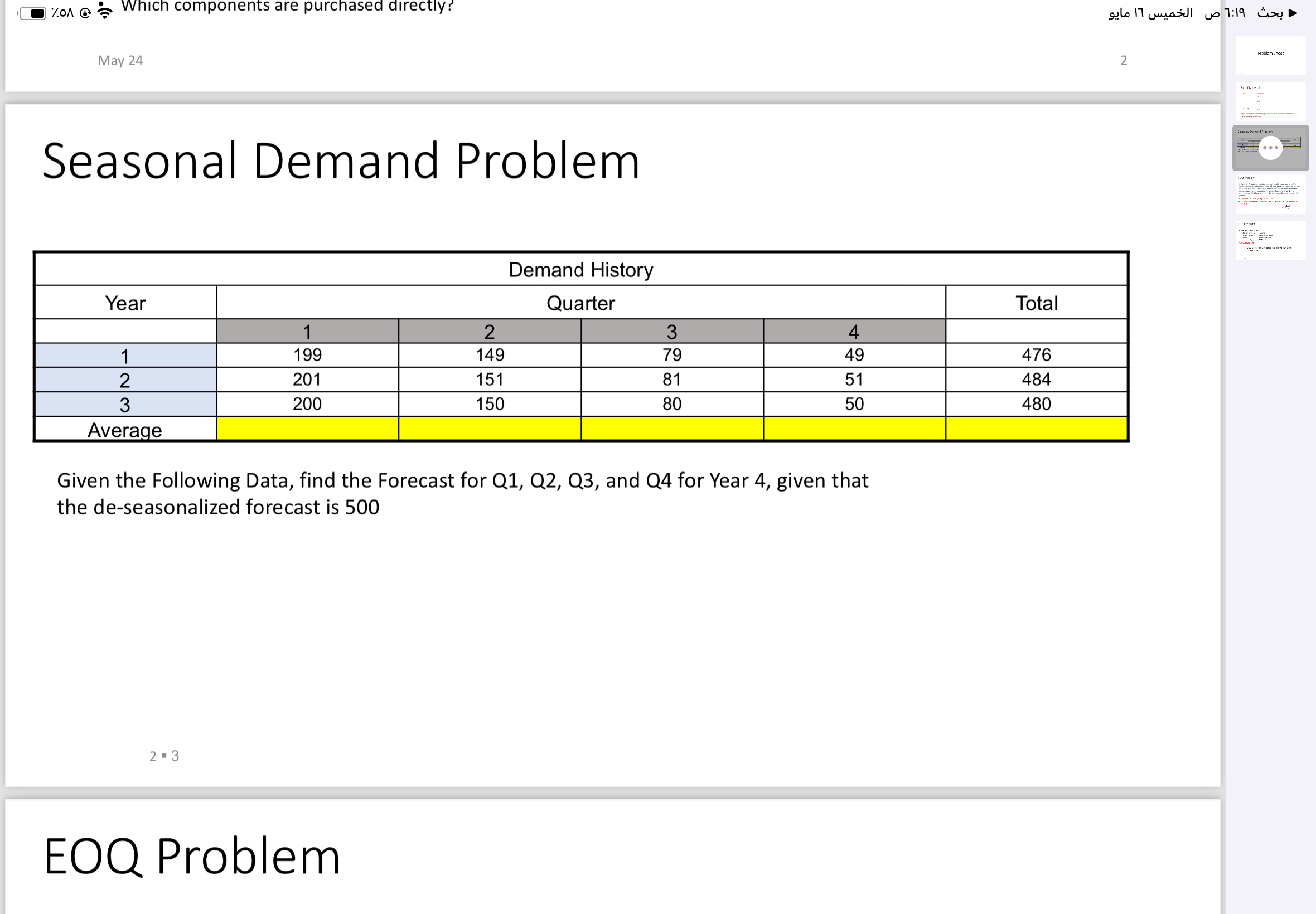  %@???o.@??4 17 May 24 1 Bill of Materials Parent x Component