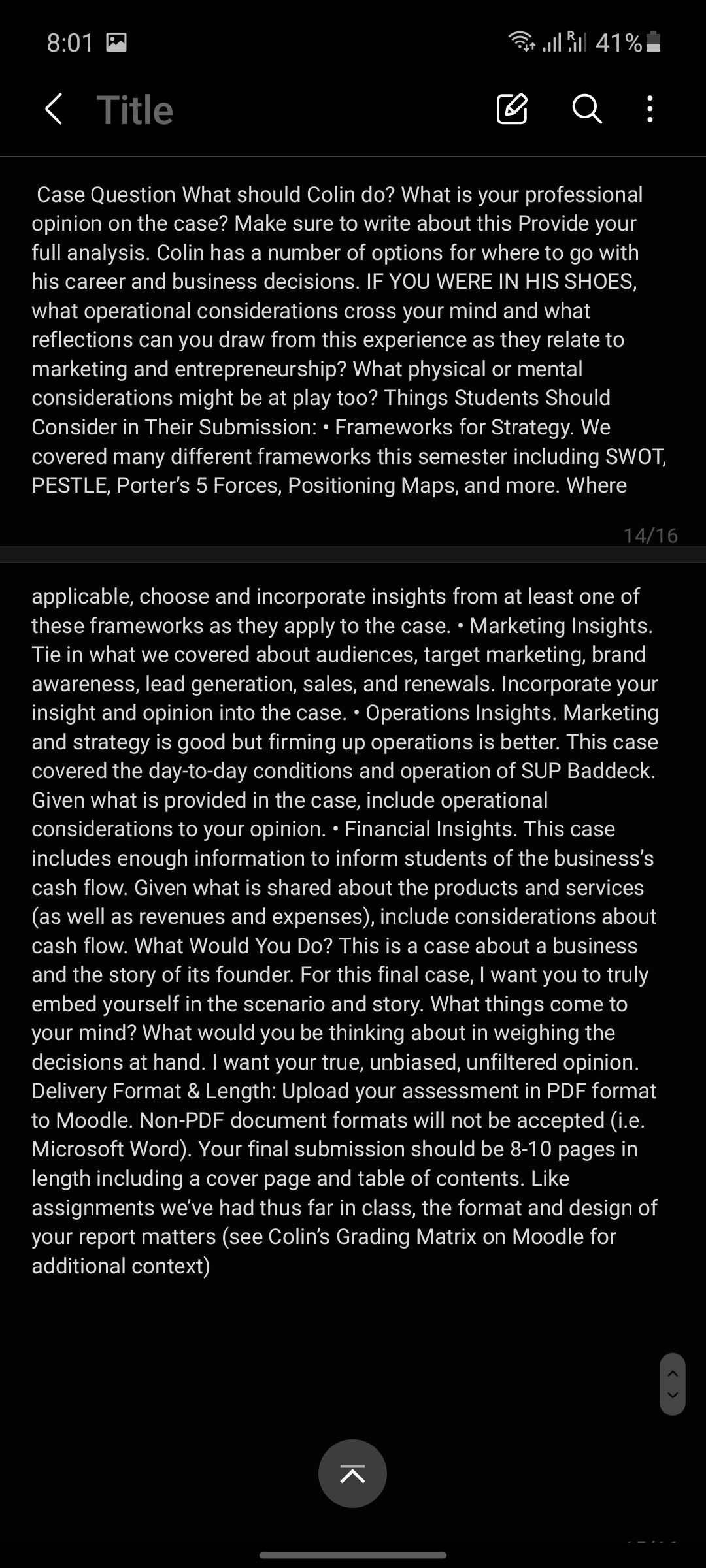  Case Study: SUP Baddeck SUP Baddeck was a watersport recreation company