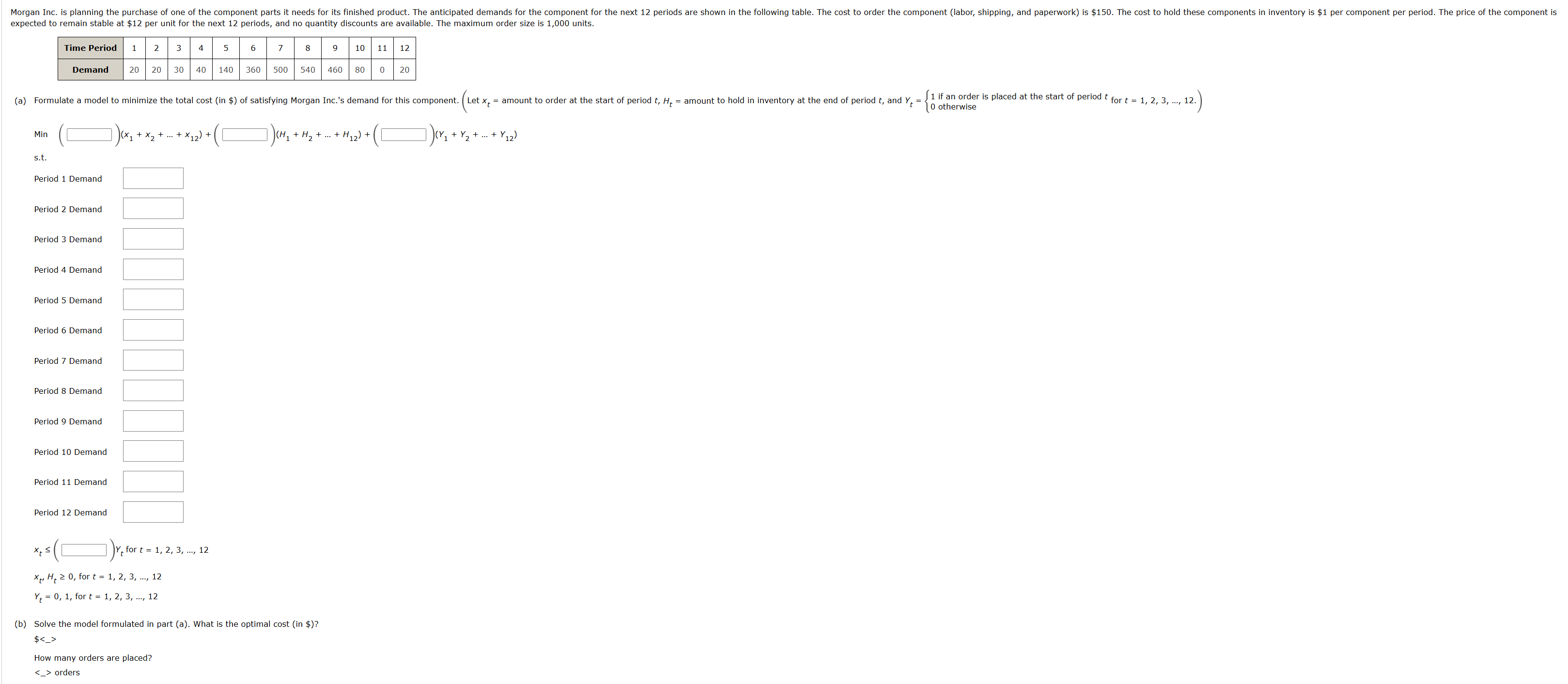  expected to remain stable at $12 per unit for the next