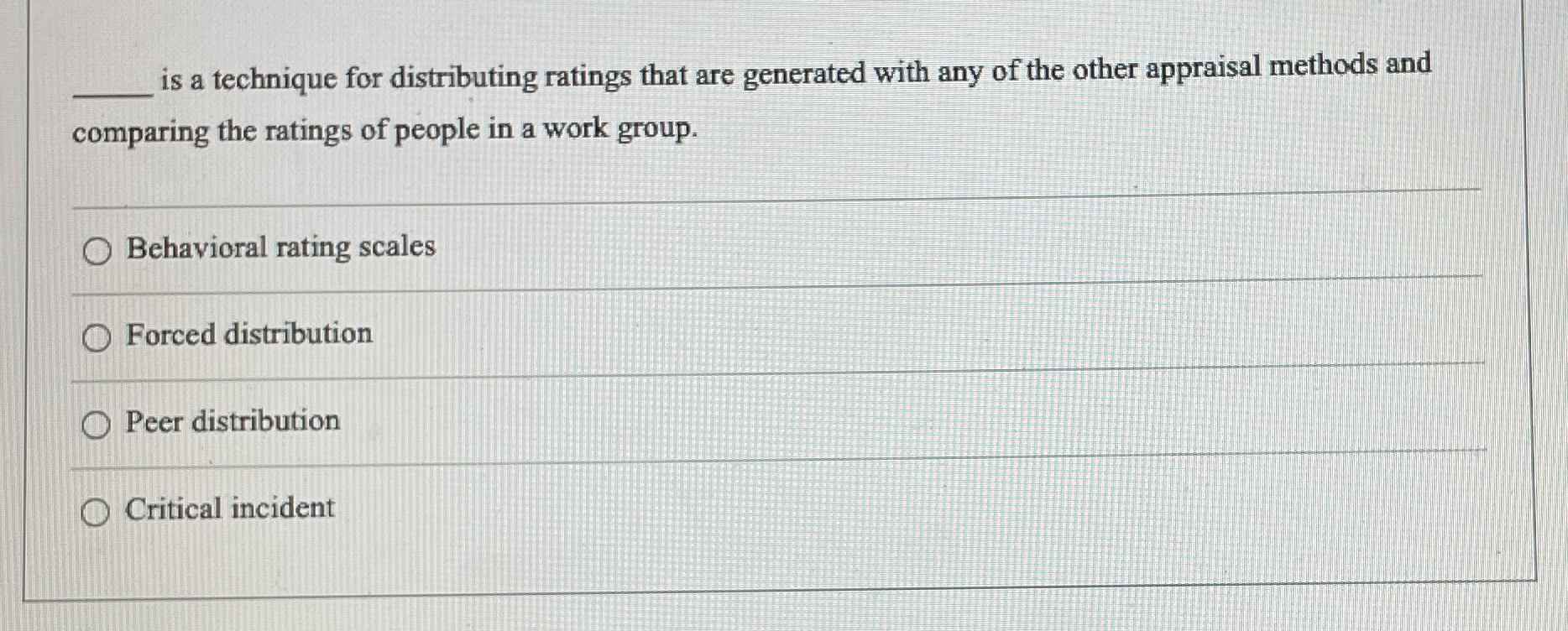  is a technique for distributing ratings that are generated with any