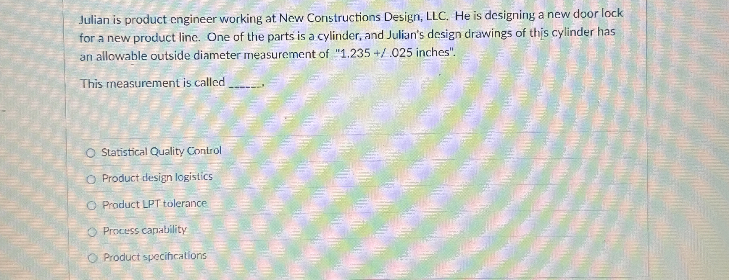  Julian is product engineer working at New Constructions Design, LLC. He