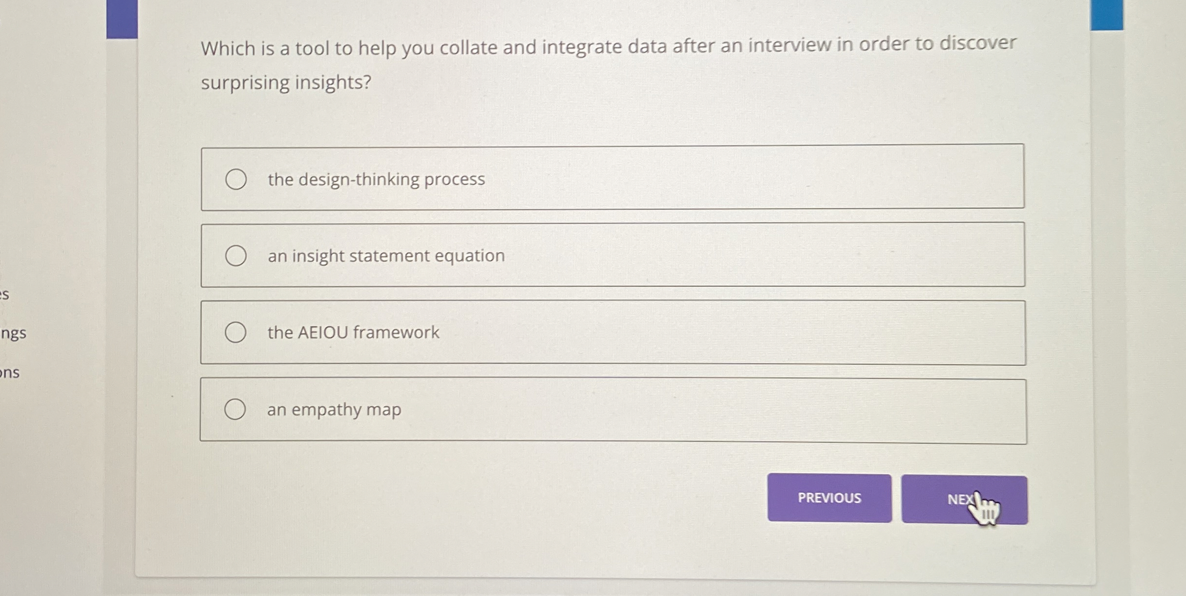  Which is a tool to help you collate and integrate data