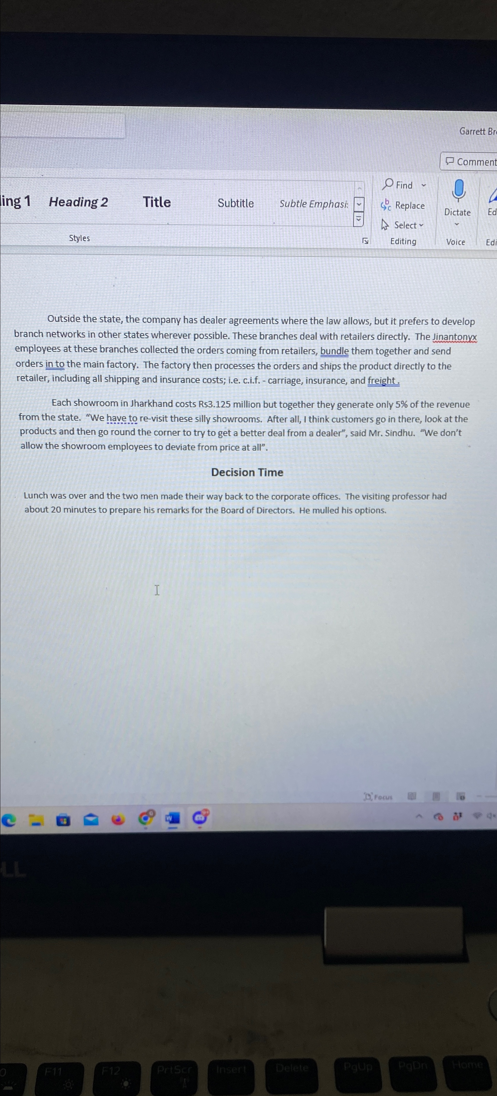  ing 1 Heading 2 Title Subtitle Subtle Emphasi: Find Replace Select