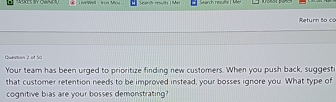  TASKES BY OWNER/.. LiveWell - Iron Mou... Search results | Mer...