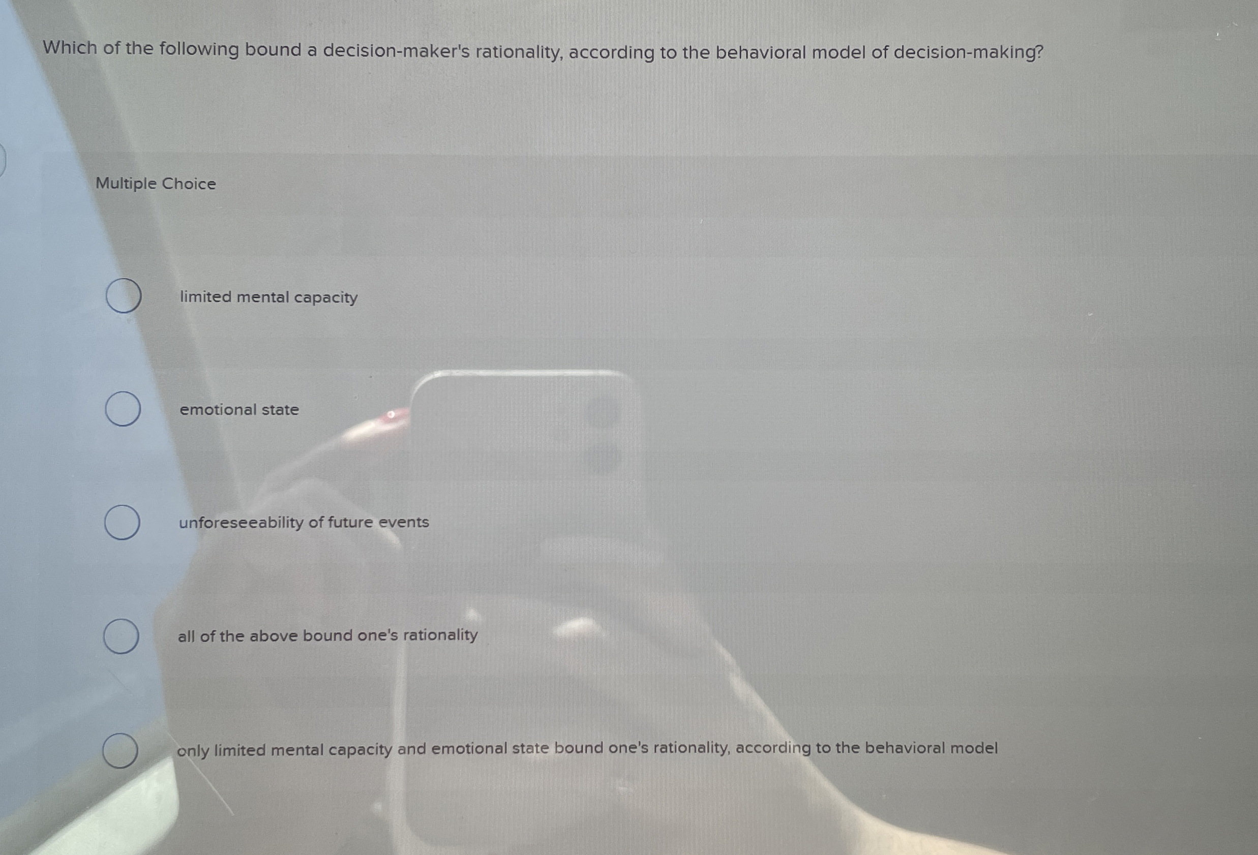  Which task characteristic is primarily increased when an employee is given