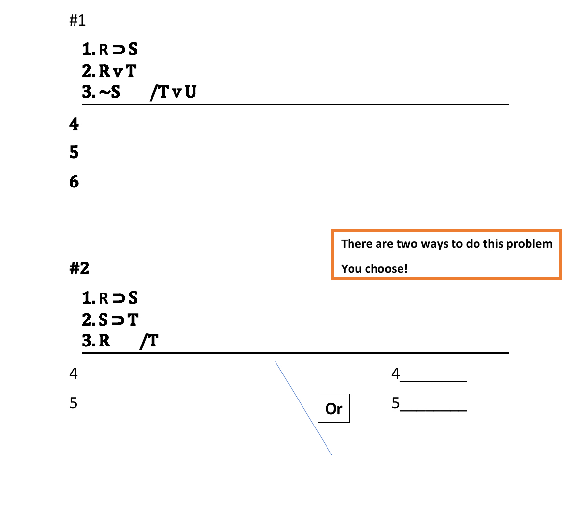  Solve using the rules of indifference 