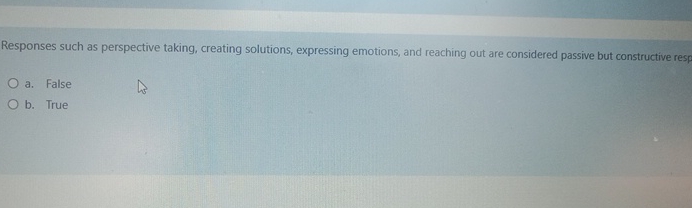  Responses such as perspective taking, creating solutions, expressing emotions, and reaching