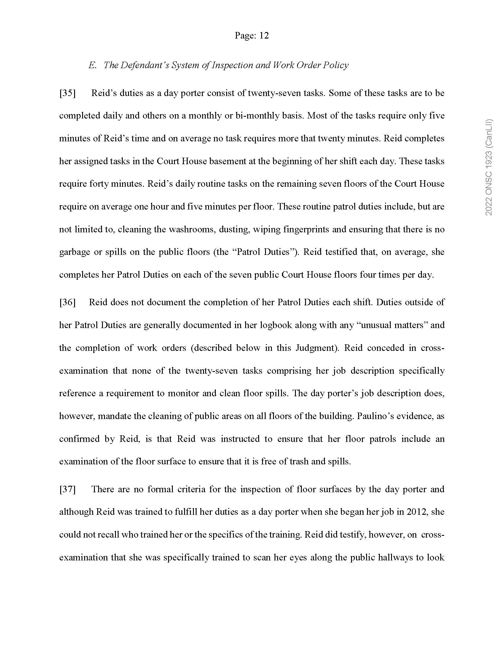 the court decide and how did they come to their decision? How