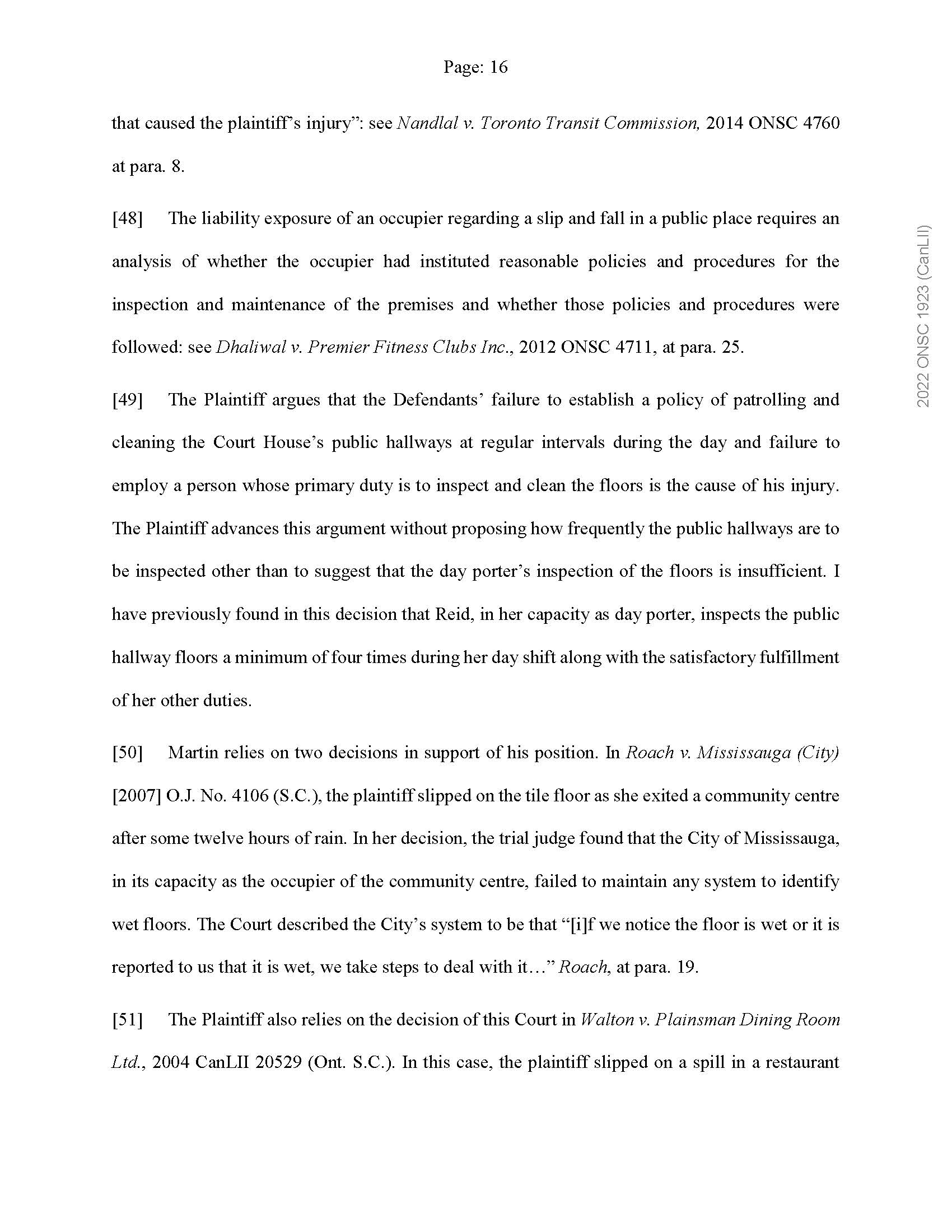 al, 2022 ONSC 1923 COURT FILE NO.: CV-17-61472 DATE: 2022-04-08 ONTARIO SUPERIOR