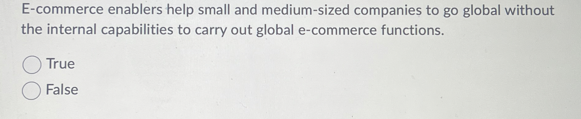  E-commerce enablers help small and medium-sized companies to go global without