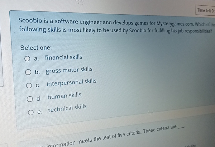  Scoobio is a software engineer and develops games for Mysterygames.com. Which