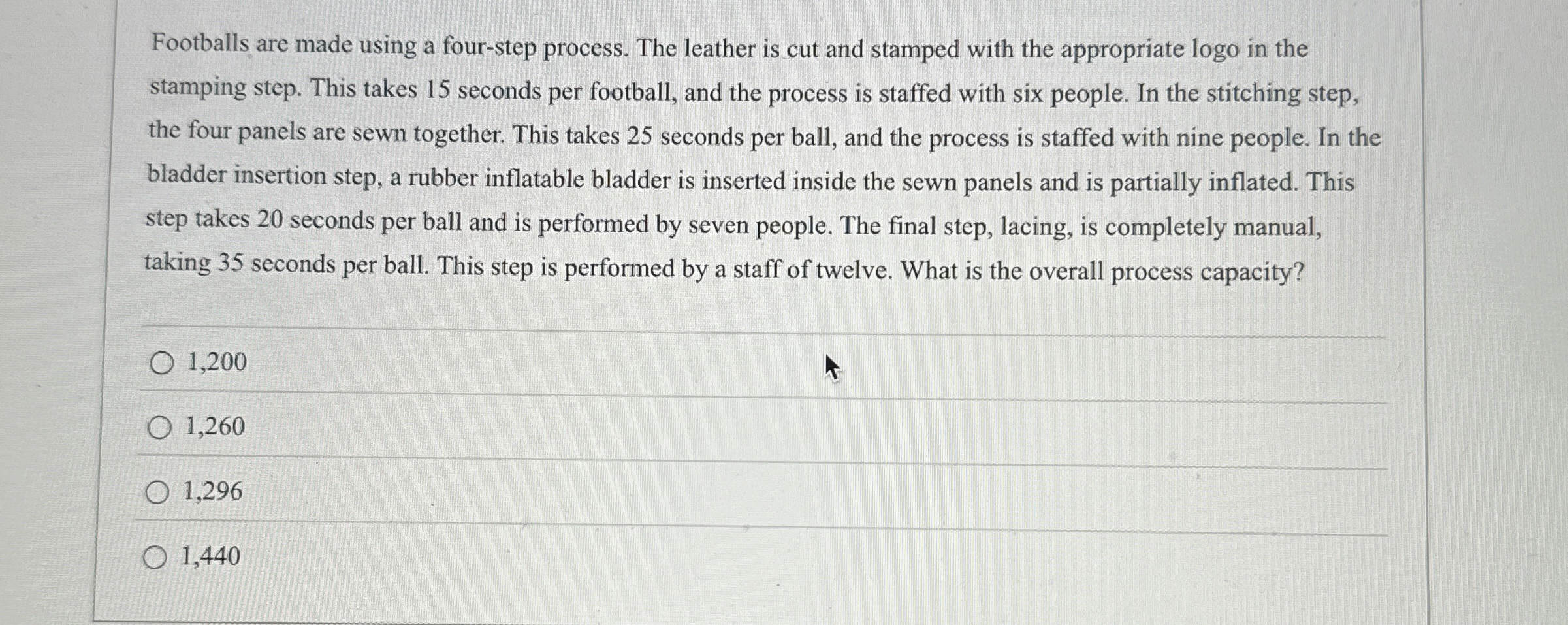  Footballs are made using a four-step process. The leather is cut