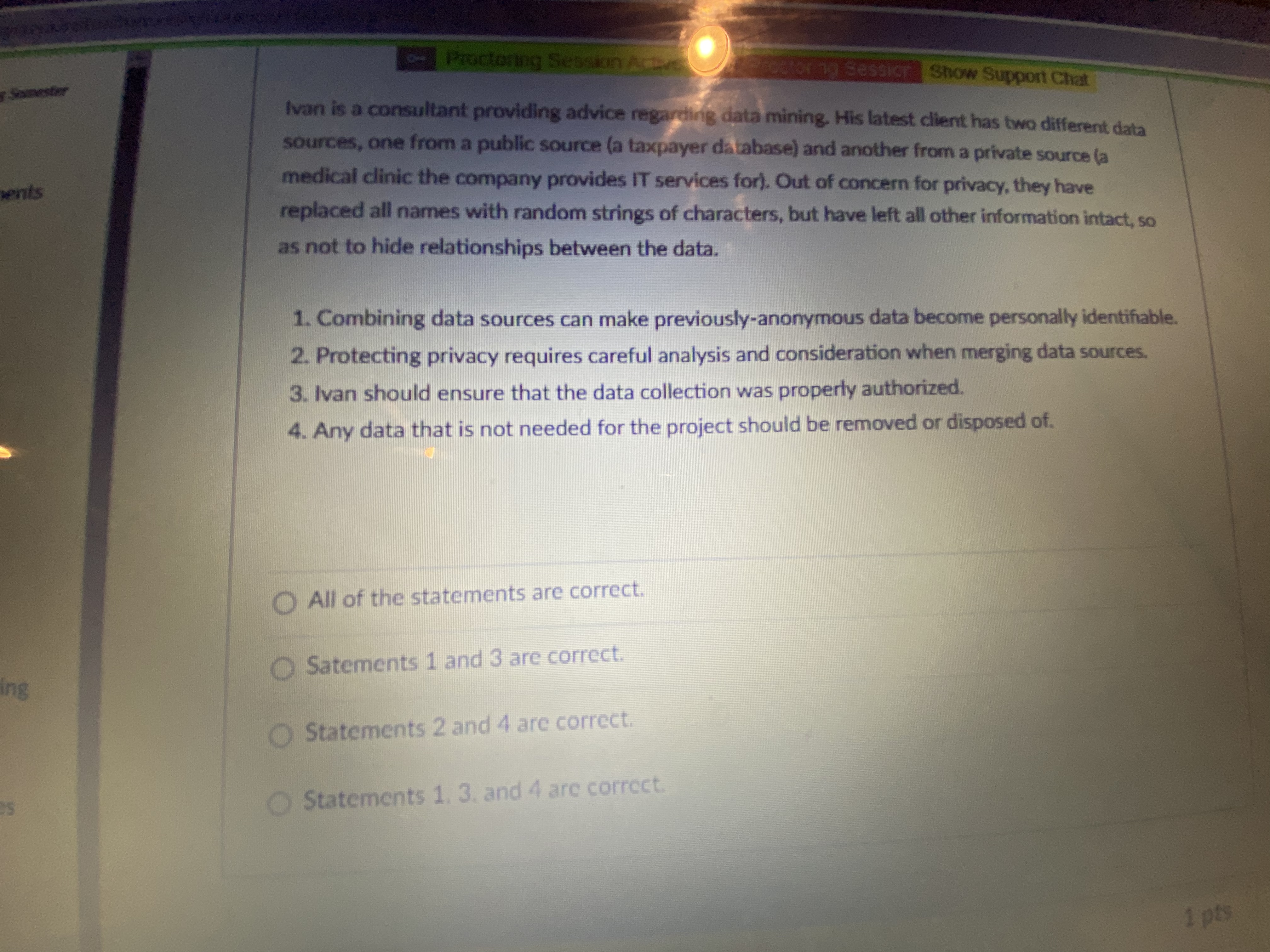 To show the level of detail needed by the software, the nurse