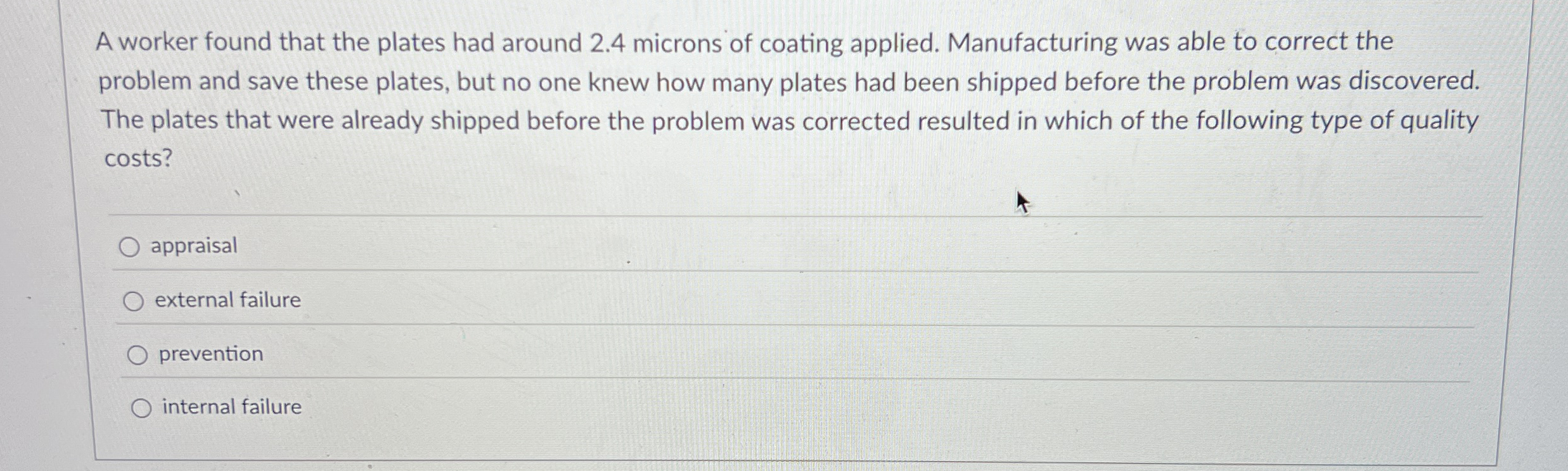  A machine is available 10 hours a day. Each part takes