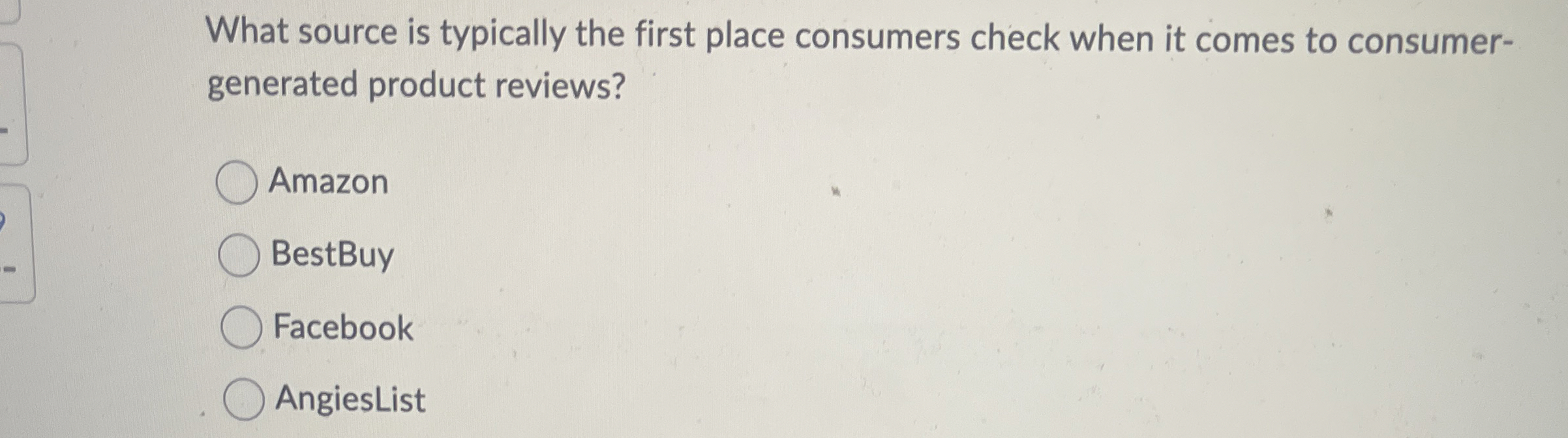  What source is typically the first place consumers check when it