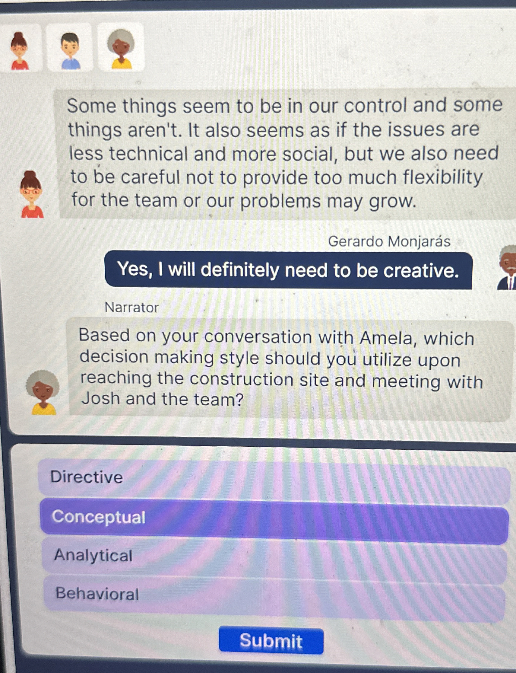  Some things seem to be in our control and some things