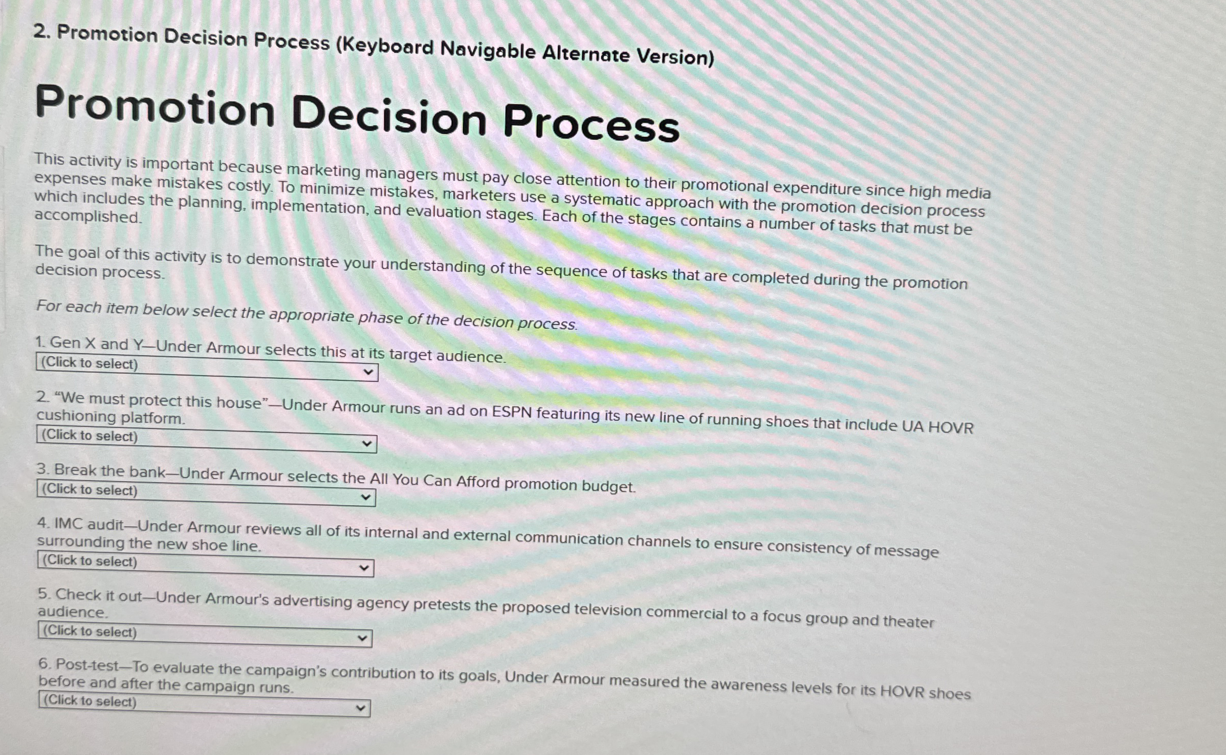  Promotion Decision Process (Keyboard Navigable Alternate Version) Promotion Decision Process This