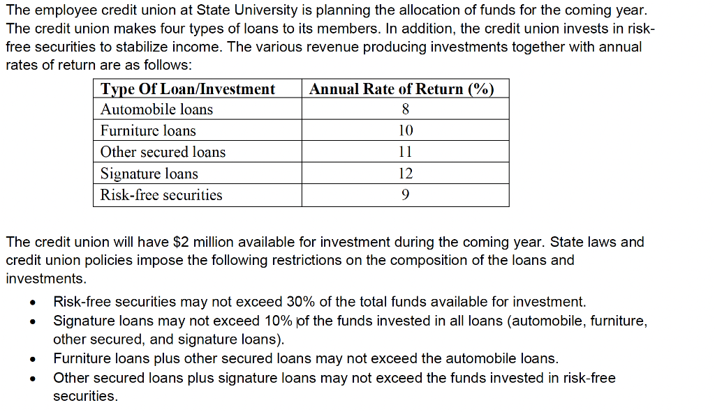  Please provide the linear programming model with constraints as well as