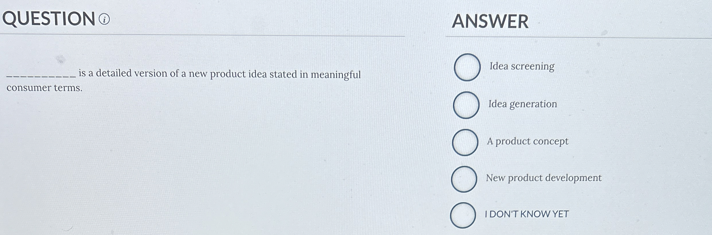  QUESTION (i) ANSWER q, is a detailed version of a new