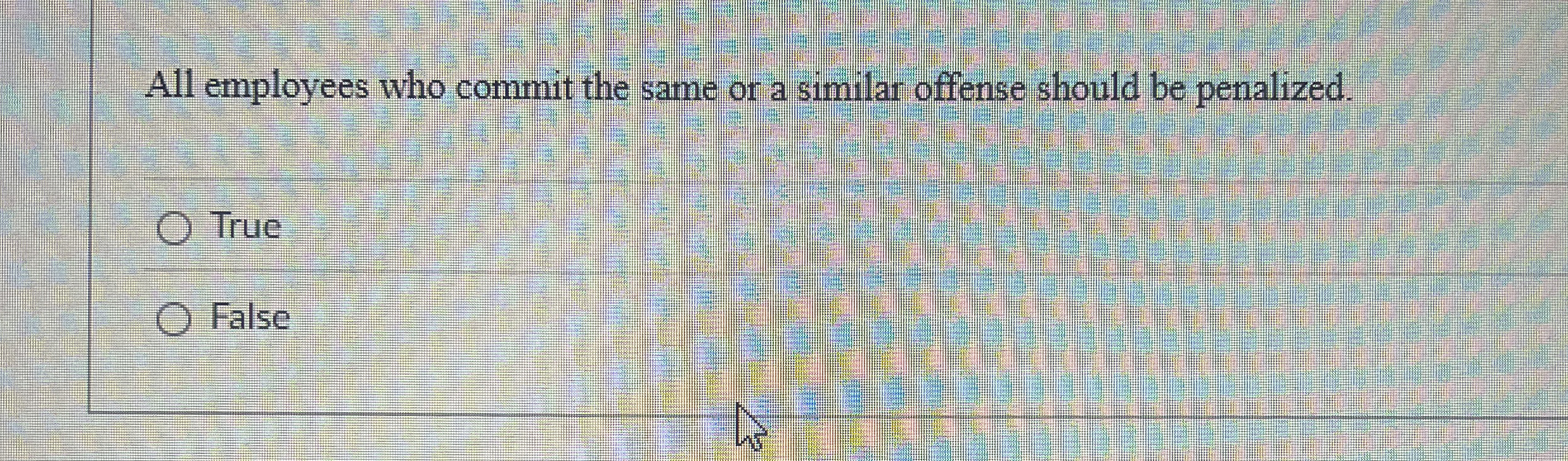  All employees who commit the same or a similar offense should