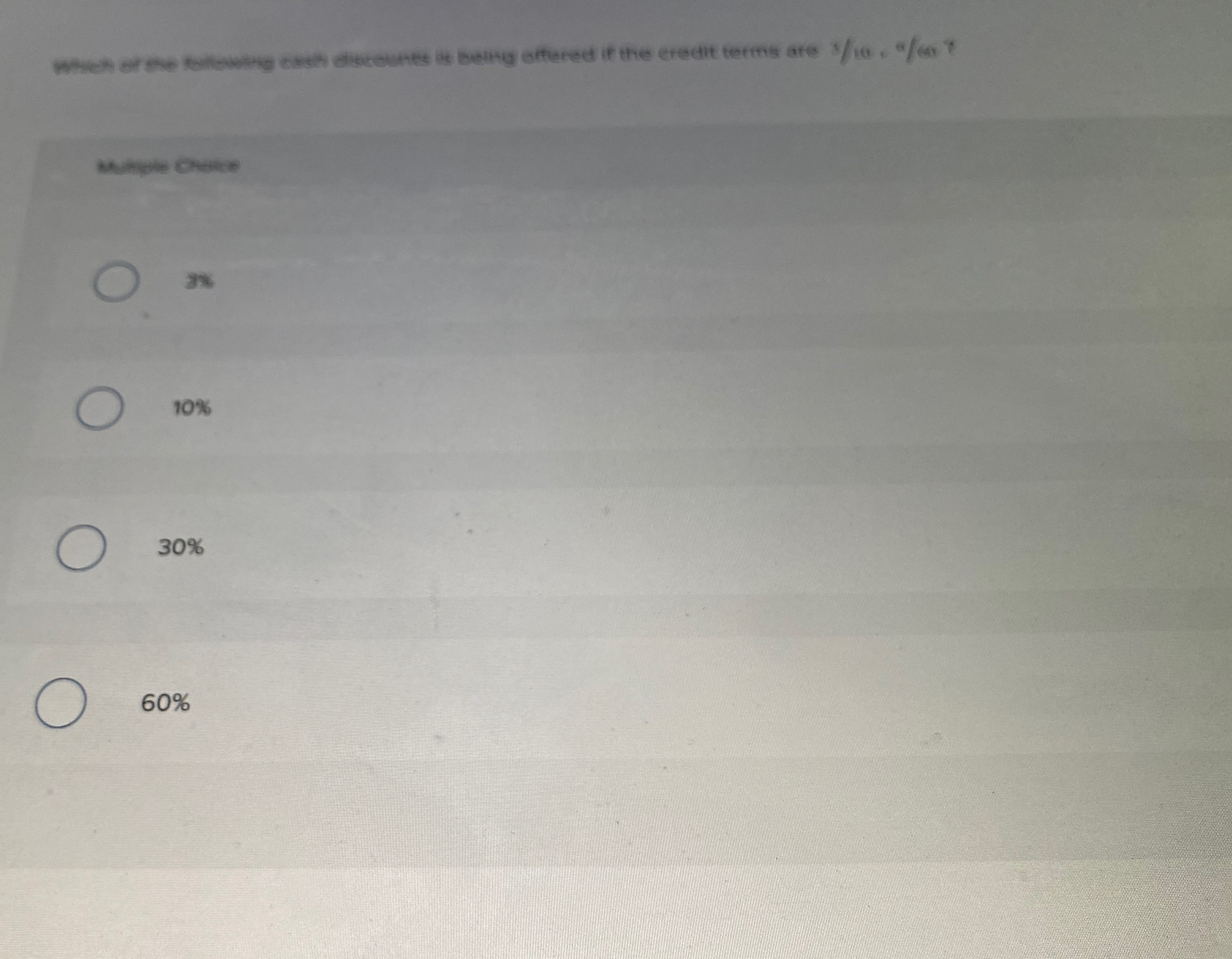  Whige Chase 33. 10% 30% 60% 