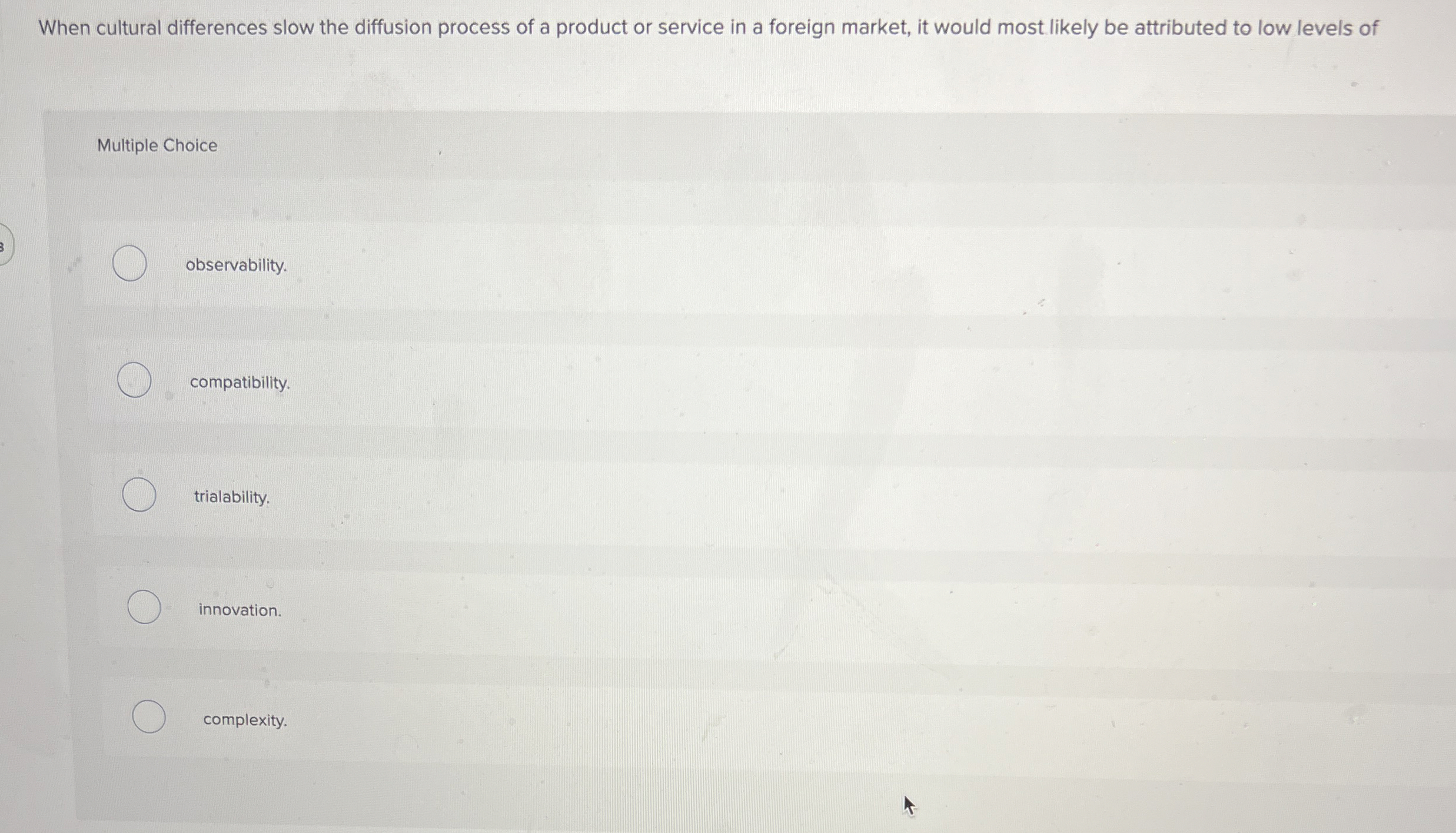  When cultural differences slow the diffusion process of a product or