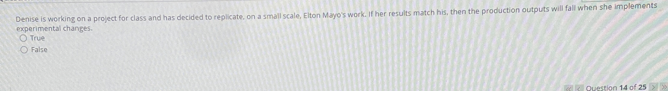  Denise is working on a project for class and has decided