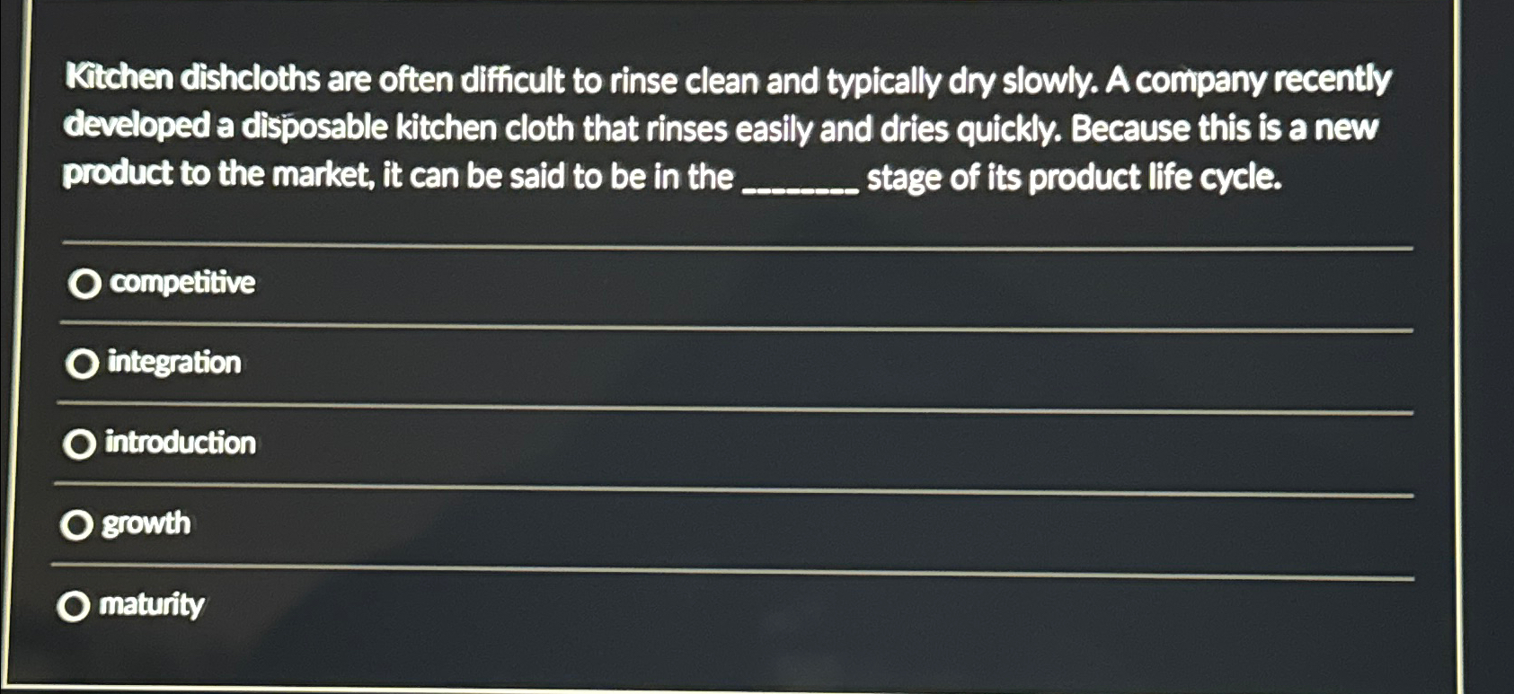  Kitchen dishcloths are often difficult to rinse clean and typically diy