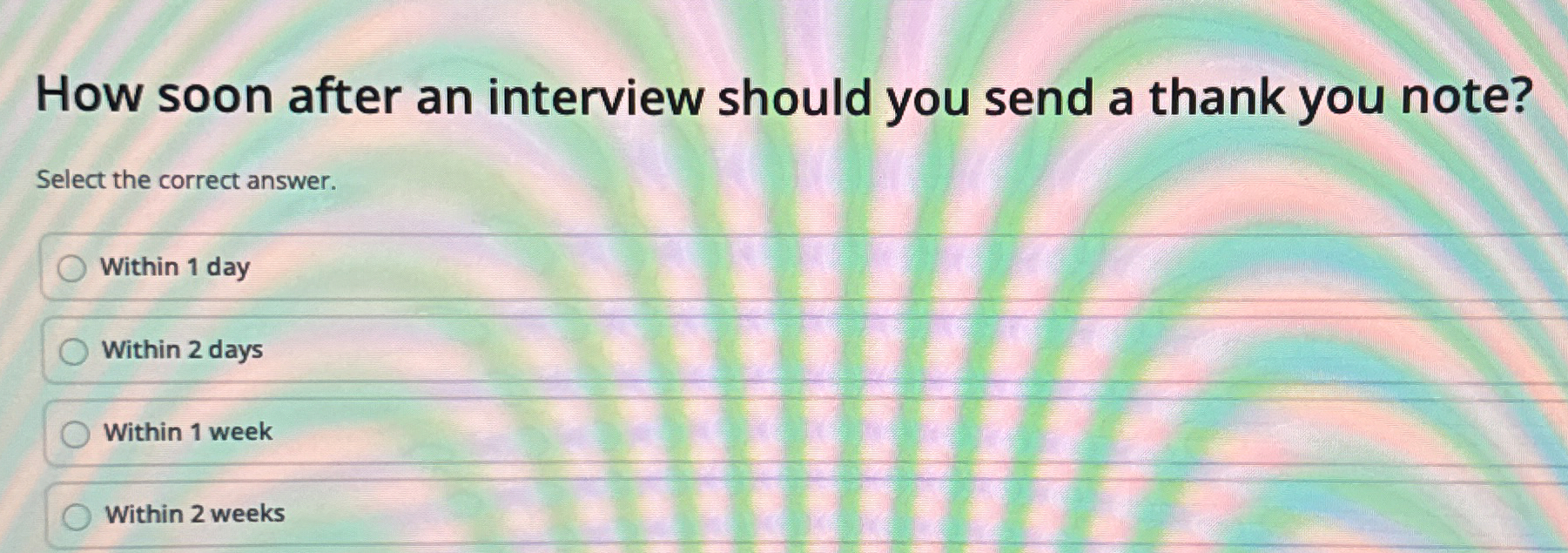  How soon after an interview should you send a thank you