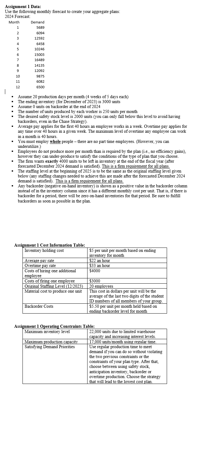  I NEED A CHASE PLAN AND LEVEL-UTILIZATION. DO NOT COPY AND