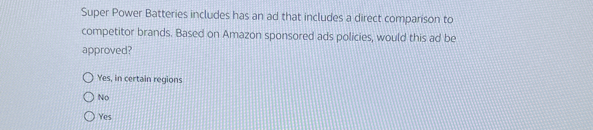  Super Power Batteries includes has an ad that includes a direct