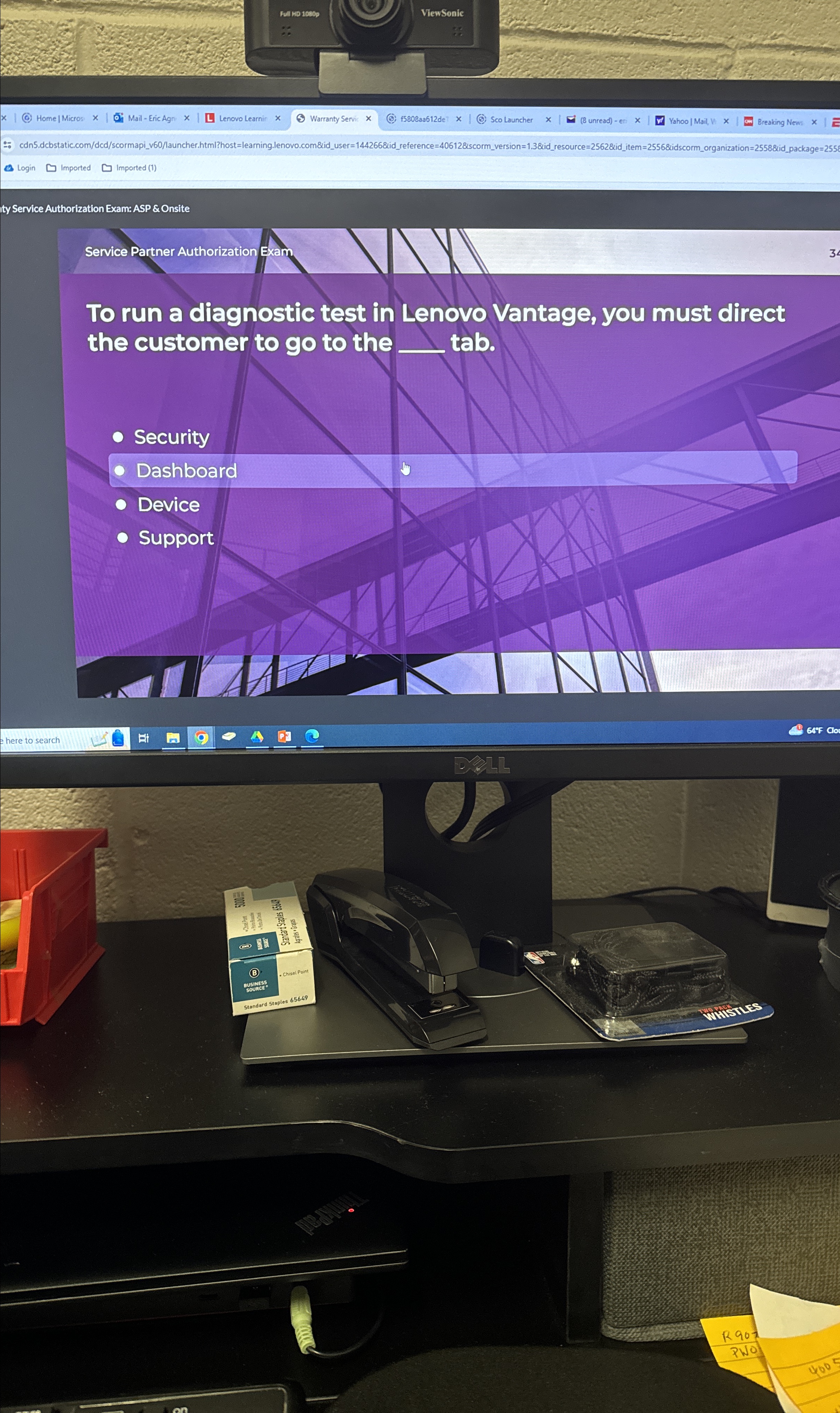  F. ViewSonic Home || Micros ?bar(0)M Mail - Eric Ag Lenovo