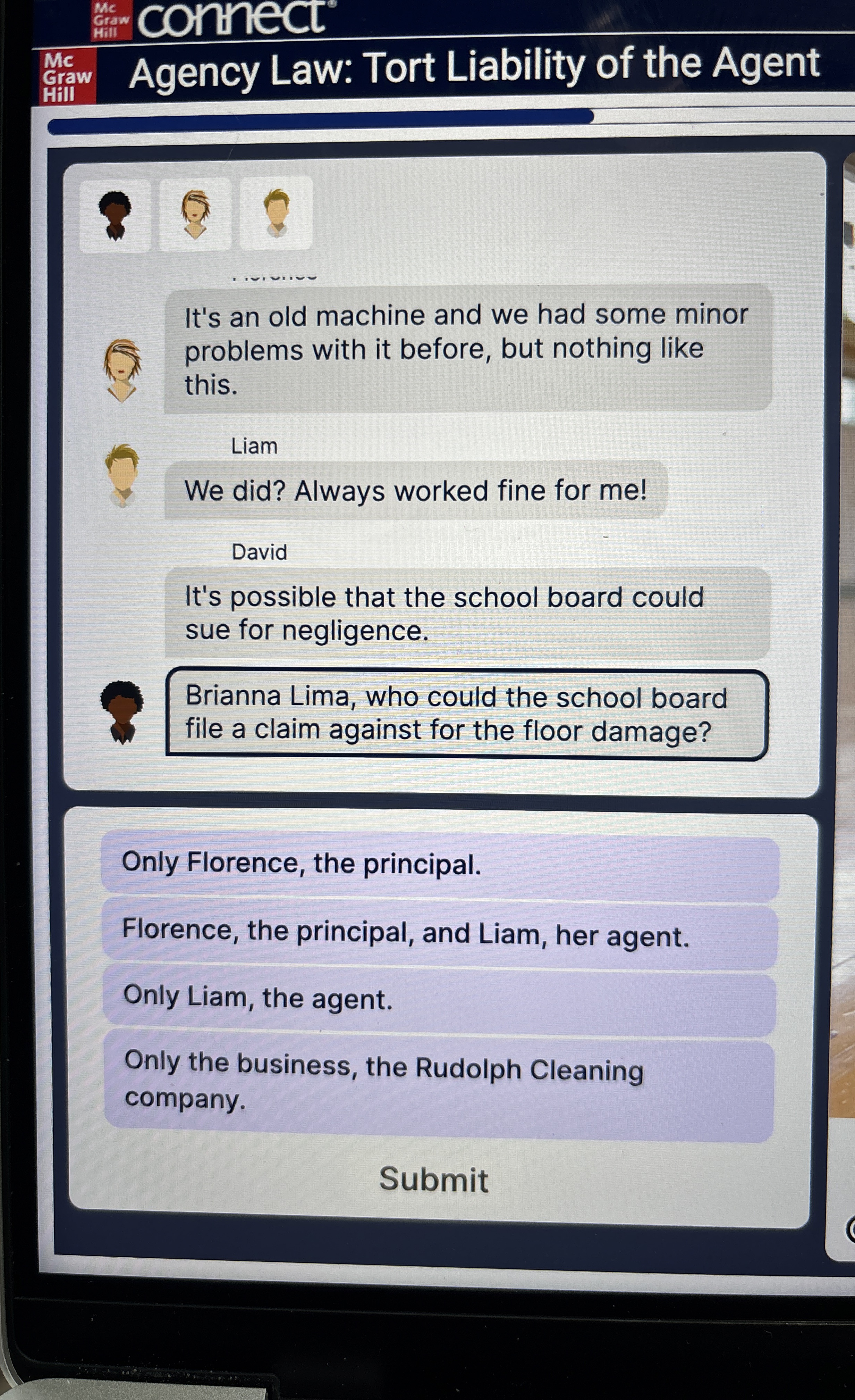  It's an old machine and we had some minor problems with