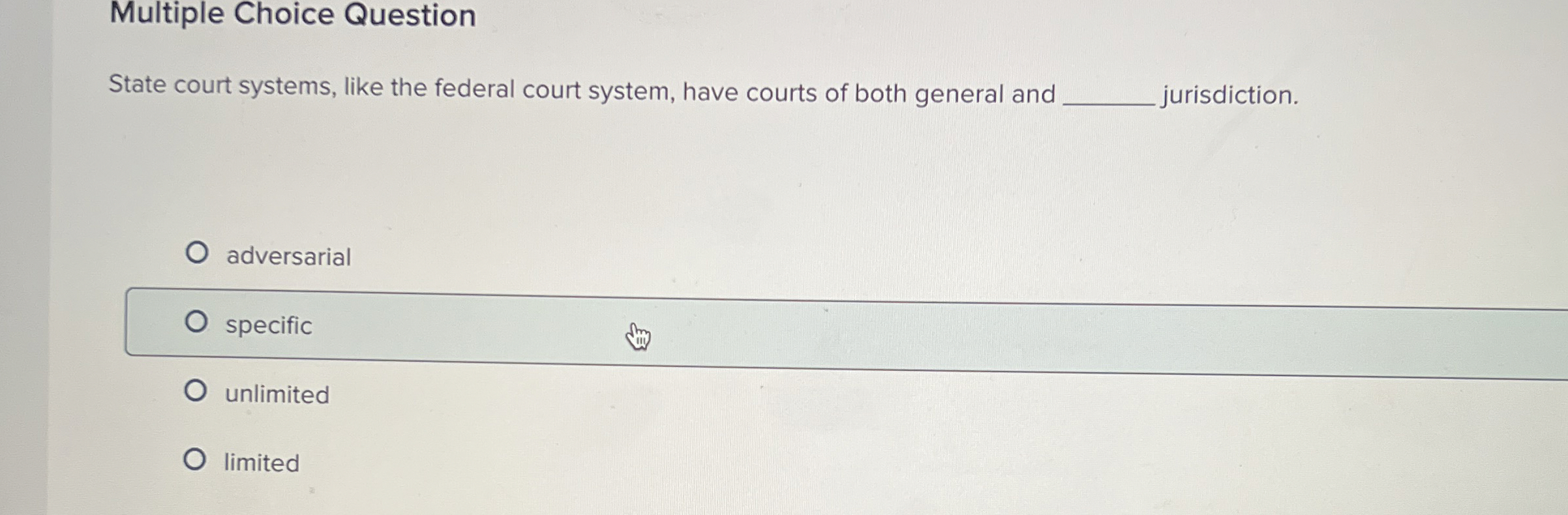  Multiple Choice Question In the disputing parties select a neutral party
