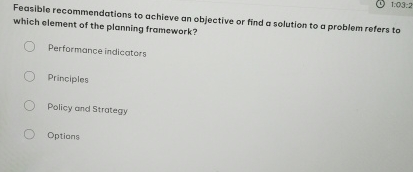  Feasible recommendations to achieve an objective or find a solution to