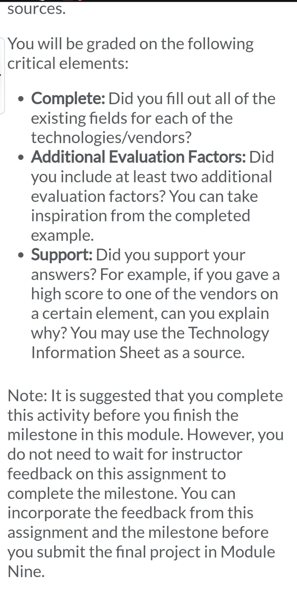  his activity will help you practice evaluating technology systems and the