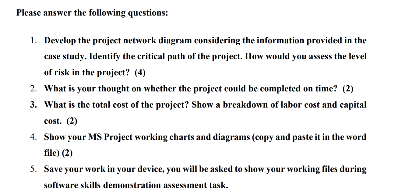  A & D HIGH TECH MANAGING PROJECTS FOR SUCCESS ANSWER THE