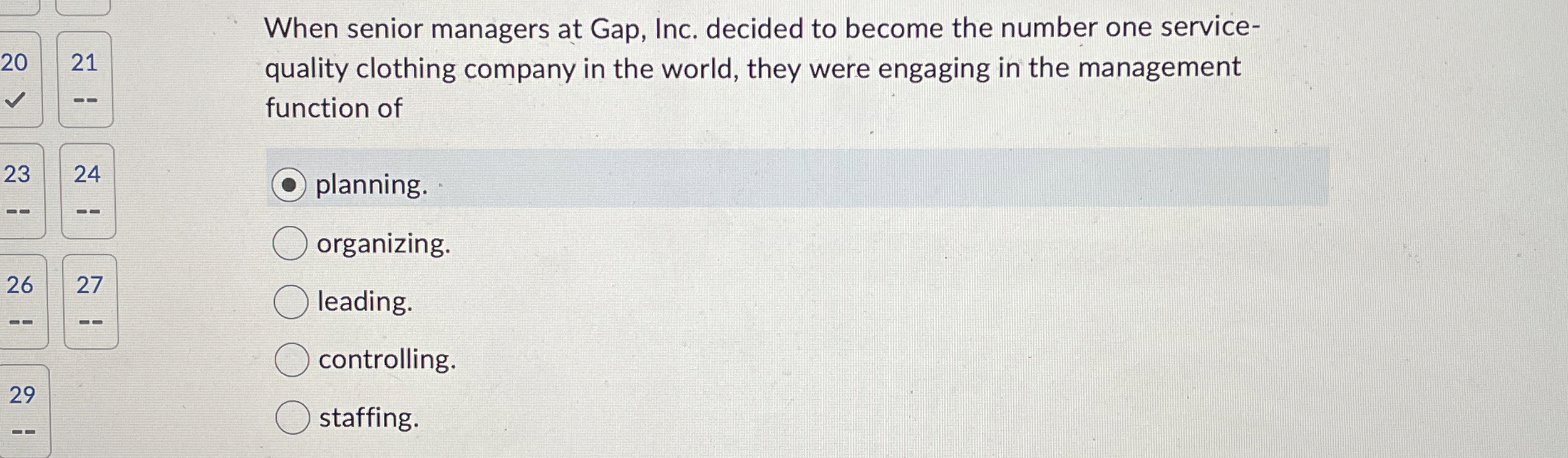  When senior managers at Gap, Inc. decided to become the number