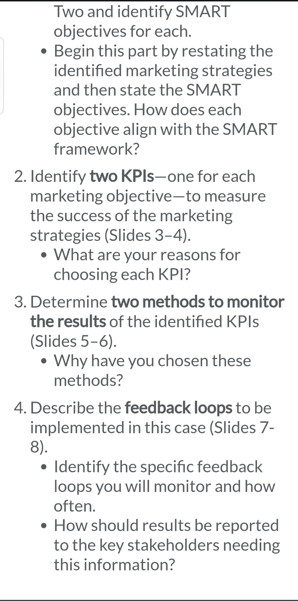  Prompt Create a PowerPoint presentation for the CMO and your fellow