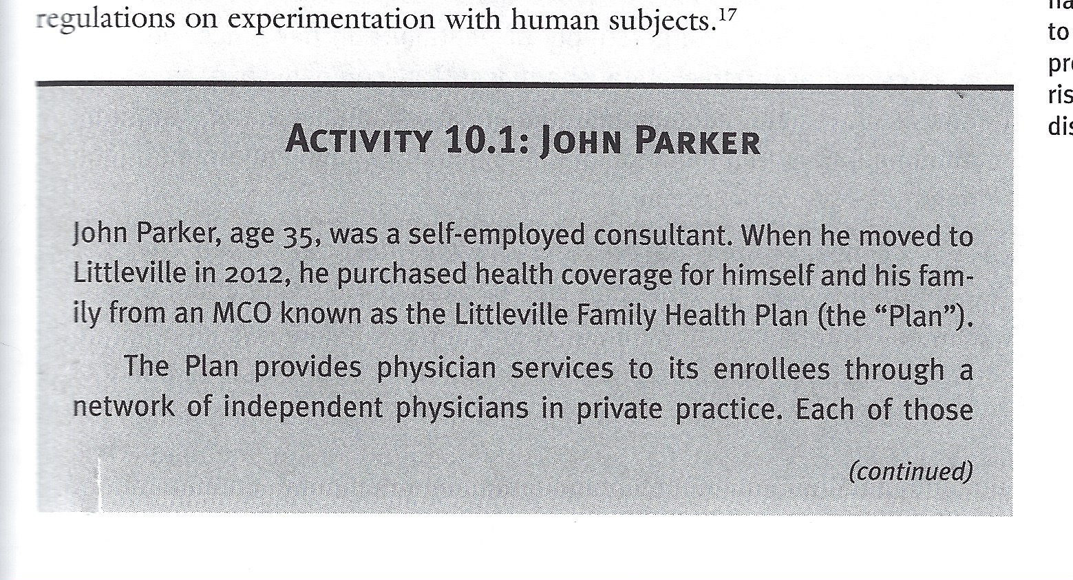 organization that employs him or her? Why? Be sure to discuss all