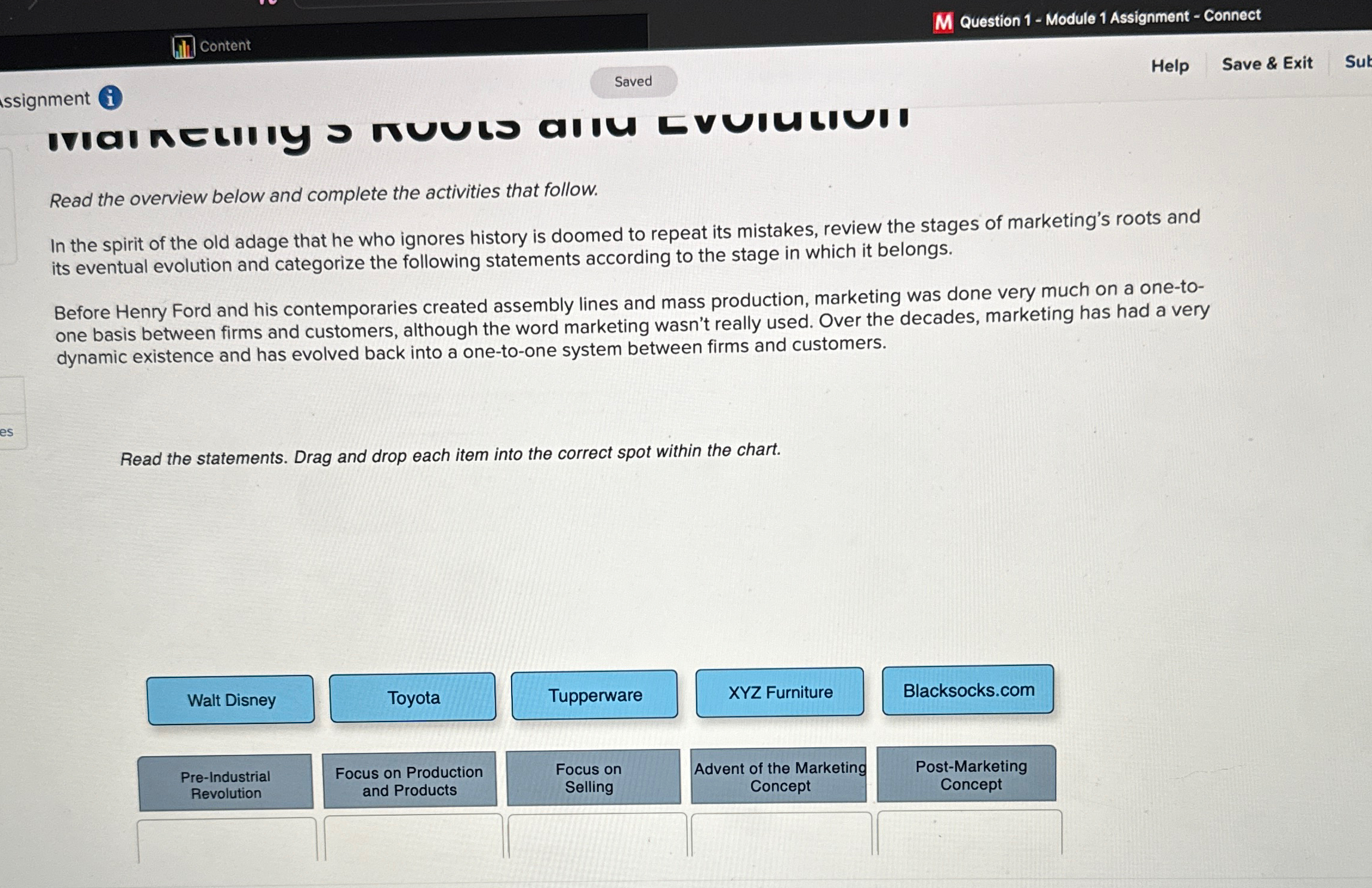  Content Question 1- Module 1 Assignment - Connect Help Save &